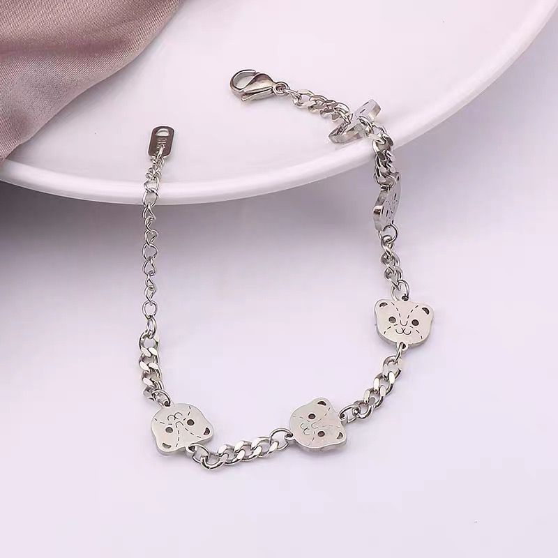 COD! gelang tangan titanium sisik naga boneka imut / anak anak / dewasa anti karat import