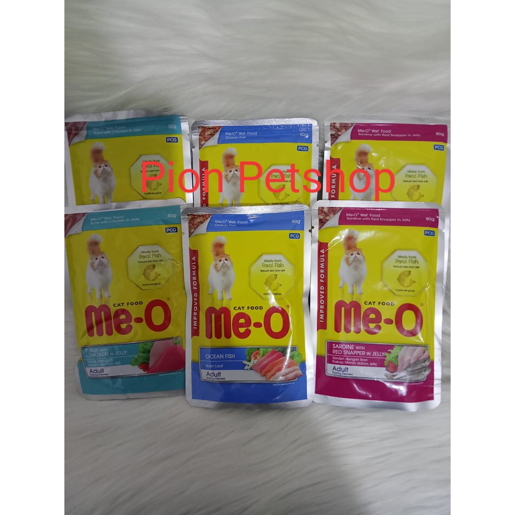 Meo Wet Food 80gr - Makanan Basah untuk Kucing