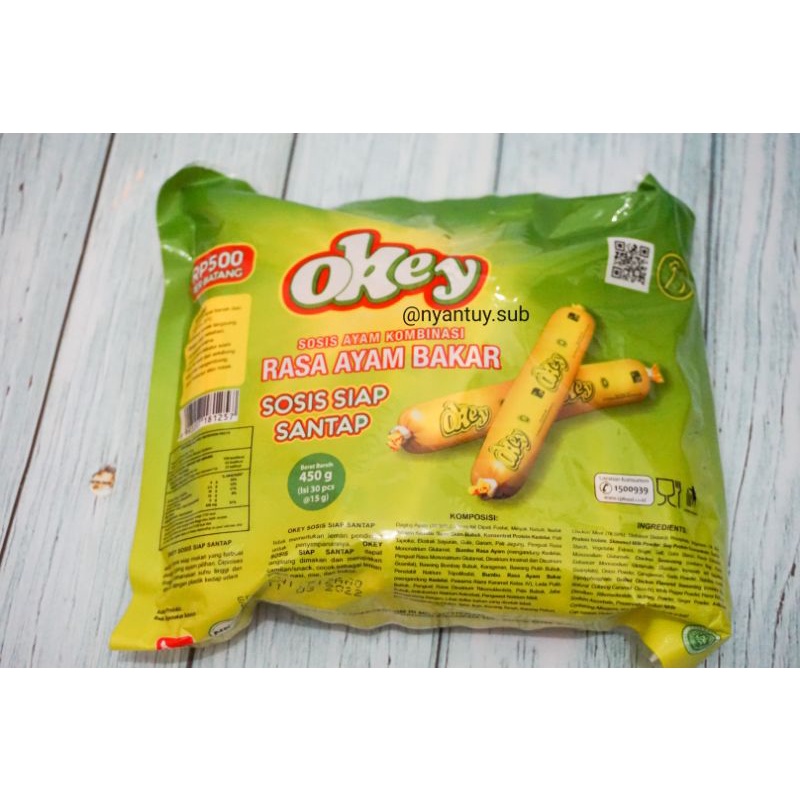 Sosis Okey Rasa Ayam Bakar isi 30pc