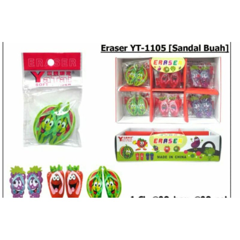 (2pc) hapusan bentuk sendal/stip sendal-1