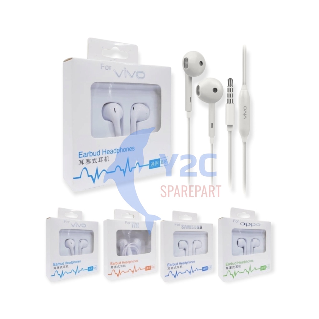 HANDSFREE EARPHONE MEGA BASS MH-133 XIAOMI OPPO VIVO REALME SAMSUNG A37 A39 A59 F1S REDMI 2 3 4 5 5A 6 6A 7 7A V5 V7 V9 V11 V11 PRO Y71 Y81 Y91 Y12 Y15 Y17 G530 G532 J2 PRIME J100 J200 J300 J530 J7430