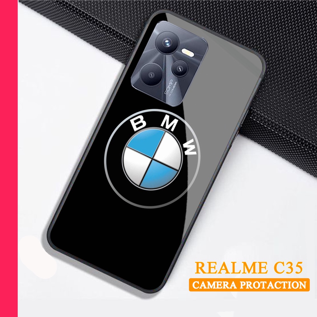 Softcase Glass Kaca REALME C35 - Case Handphone REALME C35 [T41]