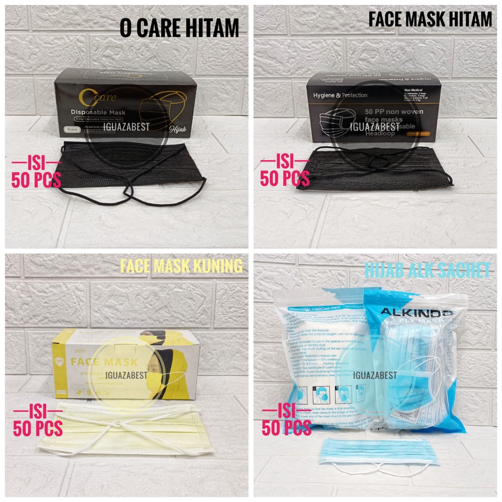 Masker Hijab C Care isi 50 pcs/box