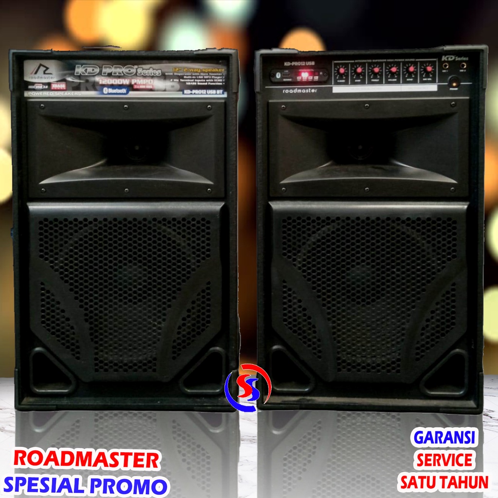 SPEAKER BLUETOOTH ACTIVE ROADMASTER KD PRO 12 GRATIS SERVICE 12 BULAN