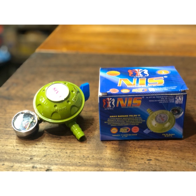 Regulator kompor gas NIS meter