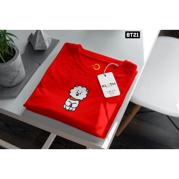 [SALE] Kaos BT21 Cotton Combed 24s Premium Unisex All Characters Dewasa dan Anak