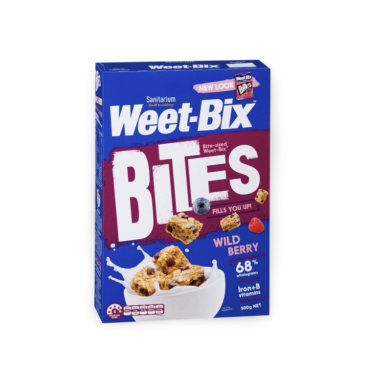 

Sereal Sanitarium Weet Bix Fruity wil 500gr Box