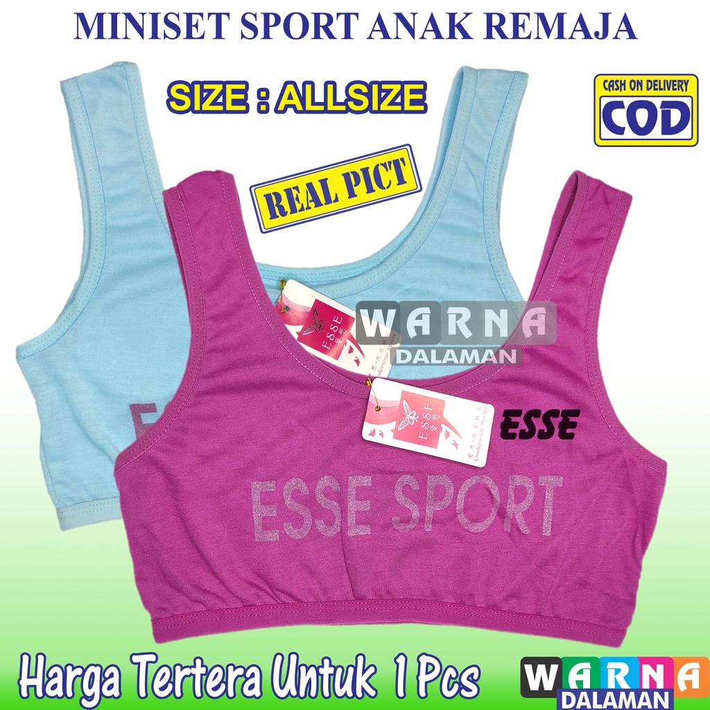 Miniset Anak Perempuan Bra Remaja SD SMP Pakaian Dalam Tengtop Trend WARNA DALAMAN