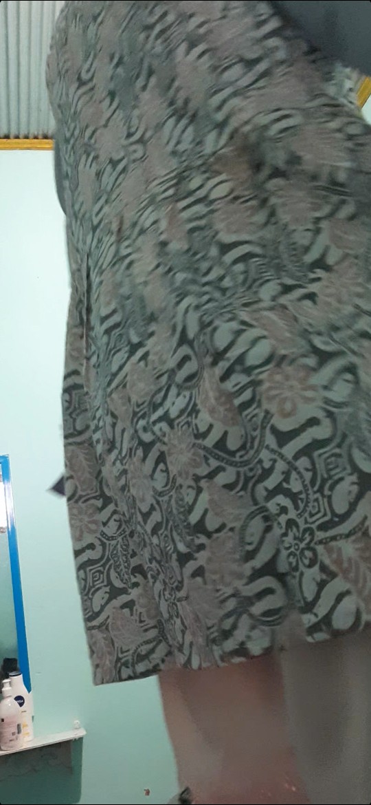 Tey-17 Batik Wanita Asj Sa Hrb026 Kenongo Kemeja Tosca Pendek