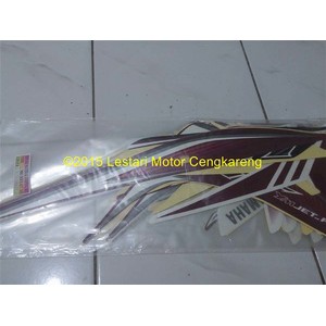 Stiker/Stripping/Lis Mio Soul GT 2013 Putih Violet