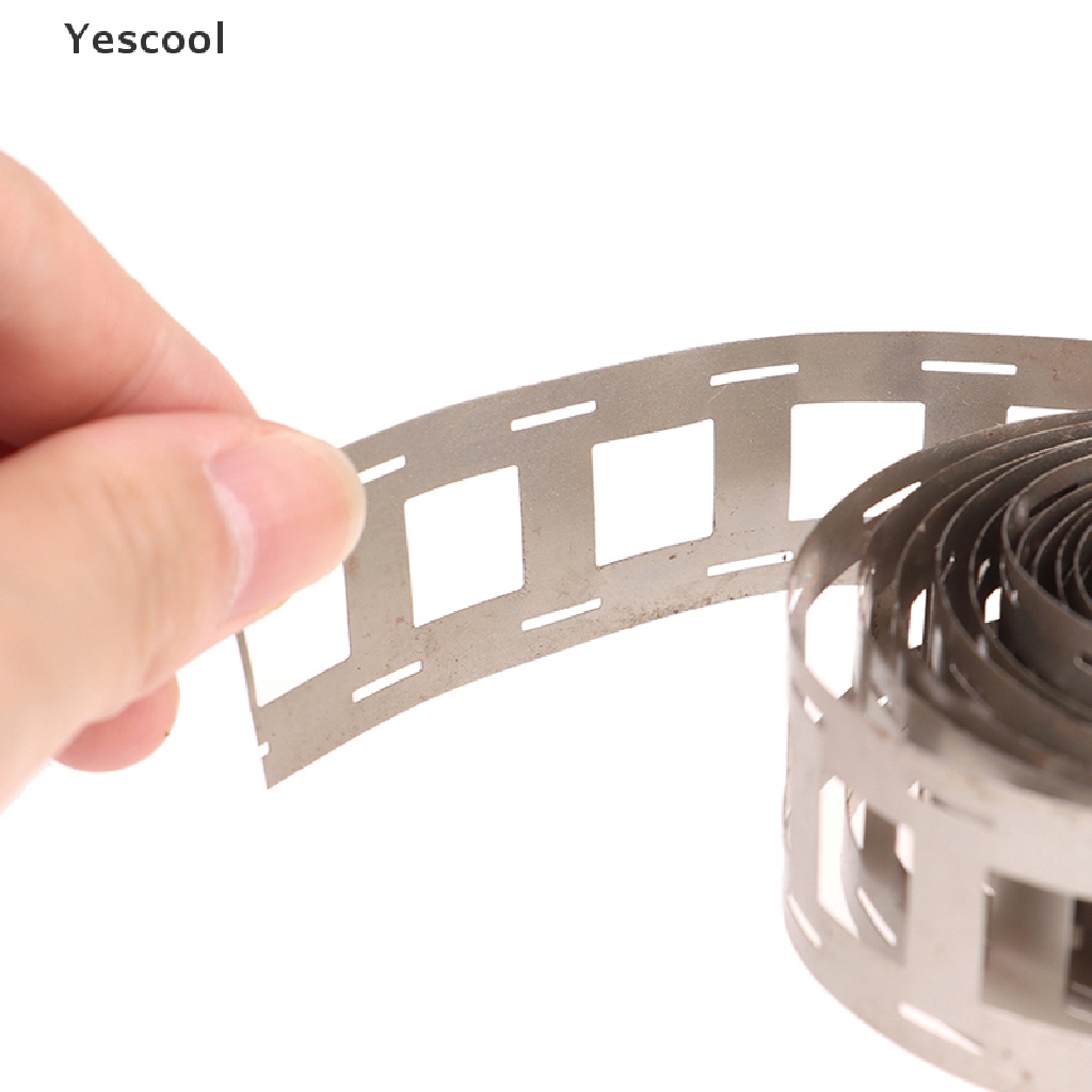 Yescool strip Nikel Murni Panjang 1M Untuk Baterai li-ion 18650 2P 0.15mm