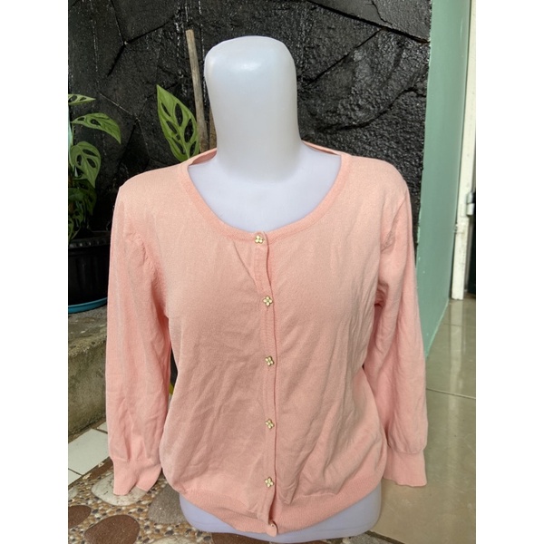 Cardigan by Trudea Peach