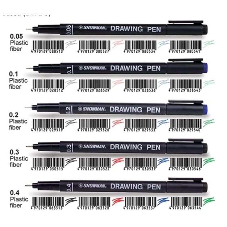 

Pulpen Gambar SNOWMAN Drawing Pen 700 FT-700 per PCS