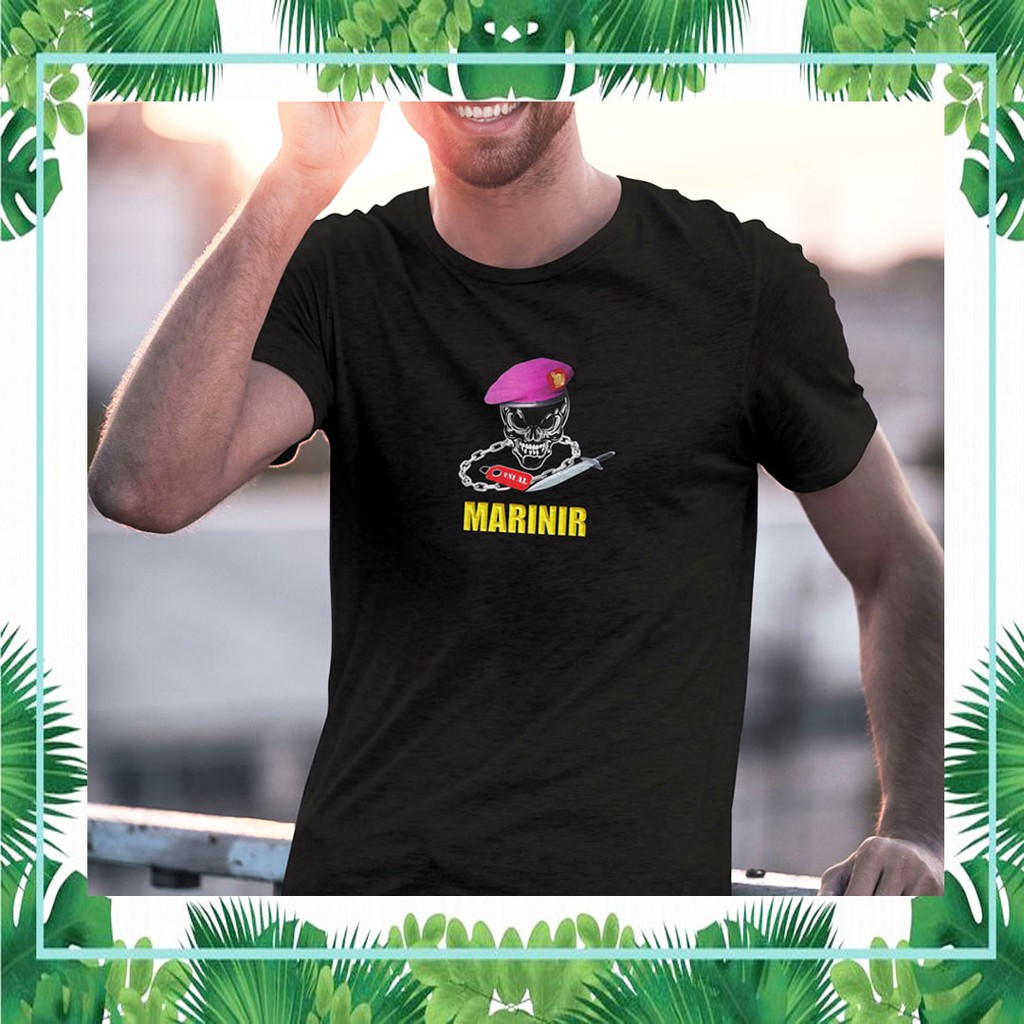 Kaos Marinir Tni Al Baret Ungu