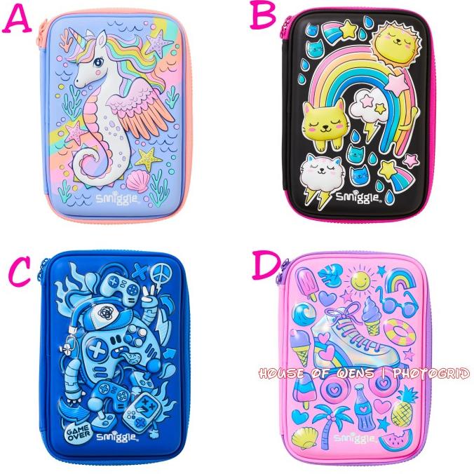 

SMIGGLE OH YEAH HARDTOP PENCIL CASE ORIGINAL - TEMPAT PENSIL SMIGGLE