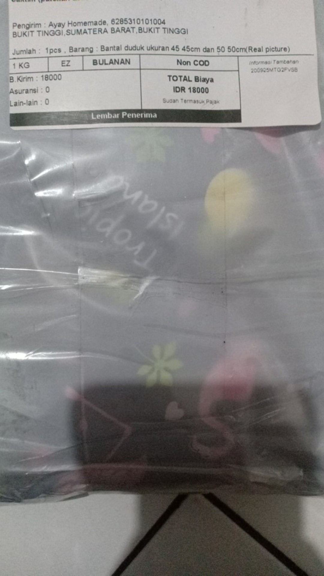 Bantal Duduk Ukuran 45*45cm, 50*50cm, 55*55cm(real Picture). Bisa Custom Motif