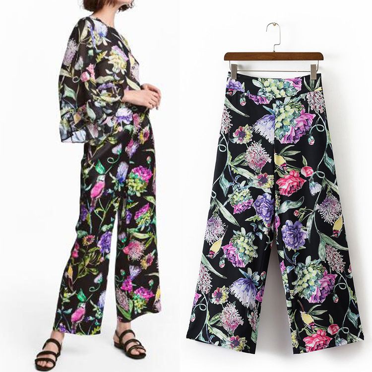 Celana Panjang Import - 44970 Black Deluxe Graffiti Pants