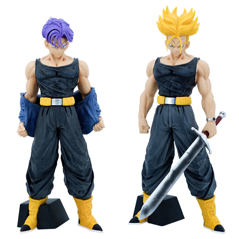 Mainan Action Figure Anime Dragon Ball Z Torankusu GK Super Saiyan LC Legend of Guild Wars Trunks Bahan PVC Ukuran 29cm