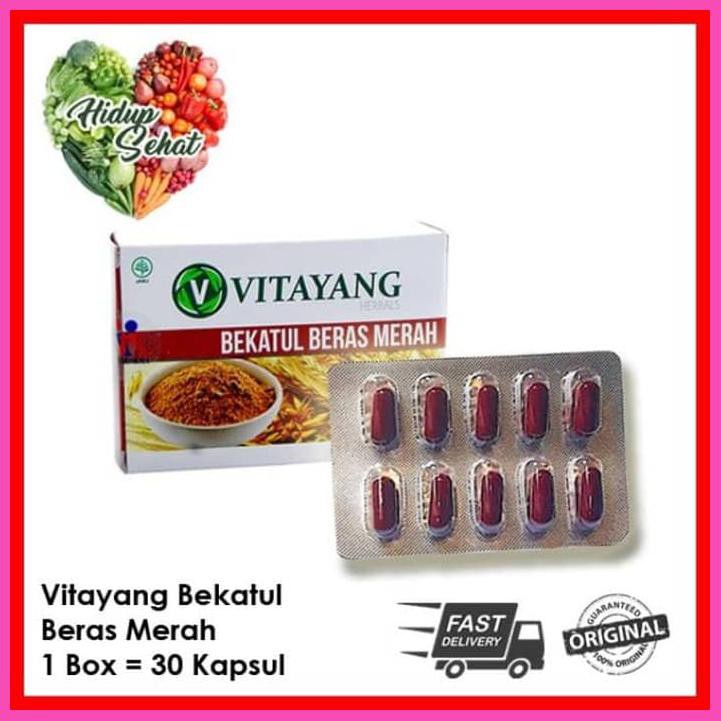

VITAYANG BEKATUL BERAS MERAH (1BOX@30 KAPSUL) KK INDONESIA 40718