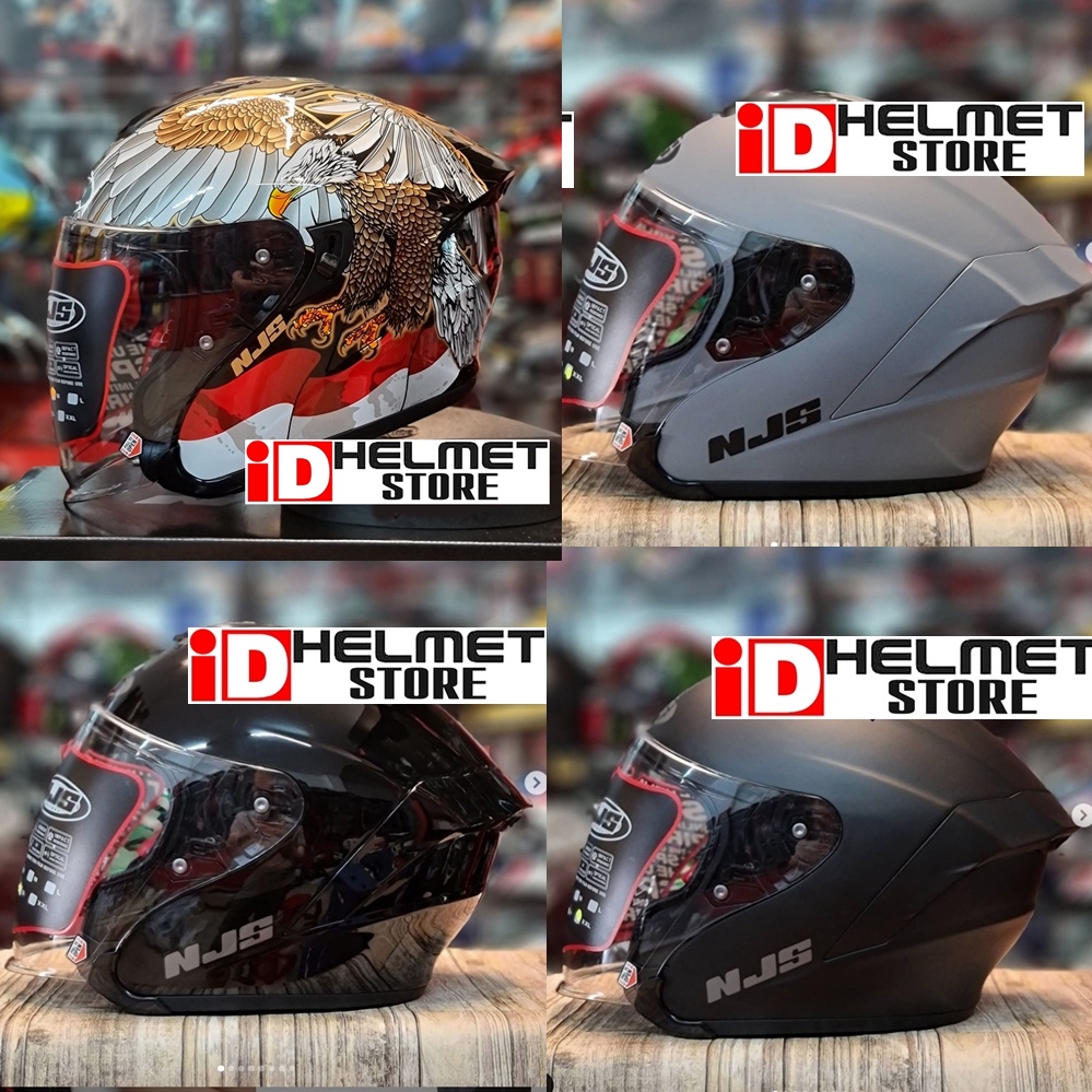 Helm NJS KAIROZ READY STOCK Half Face Helm NJS Kairoz-6
