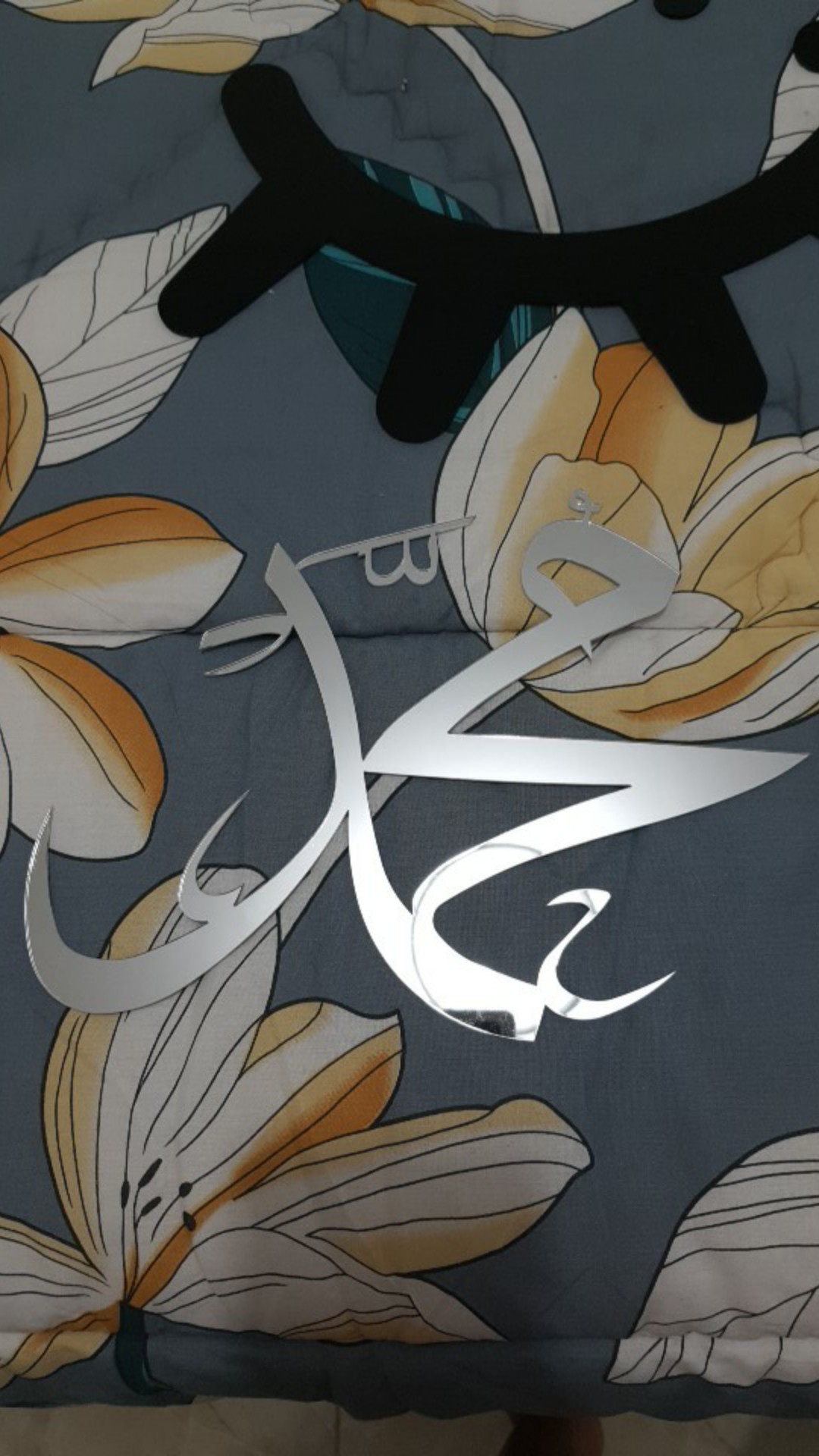 Kaligrafi Allah Muhammad Tinggi 5 - 20 Cm, Akrilik Gold / Silver / Rose Gold