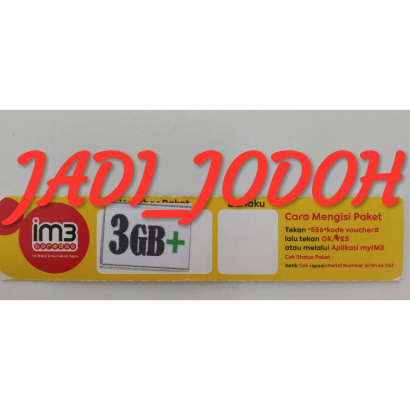 VC INDOSAT 3GB+