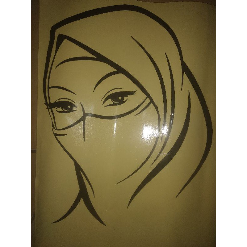 Jual cutting stiker wanita hijab | Shopee Indonesia