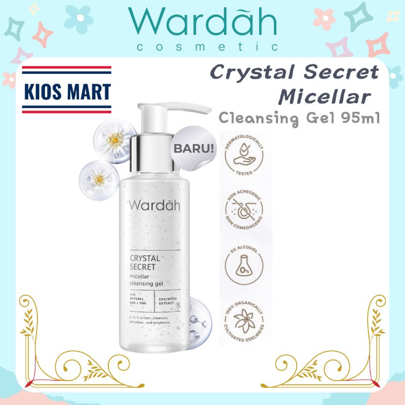 Wardah Crystal Secret Micellar Cleansing Gel 95ml