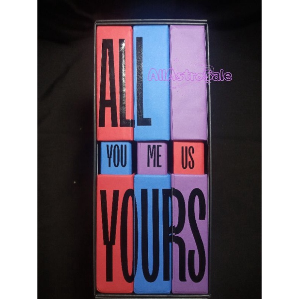 ASTRO: ALL YOURS. ALBUM (ONLY) + SLEEVE (SET) with Moonbin PC and Albun Polaroid