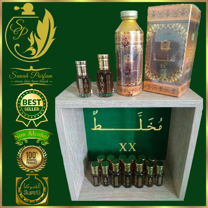 Parfum MUKHALAT XX Original Surrati, 6ml & 12ml