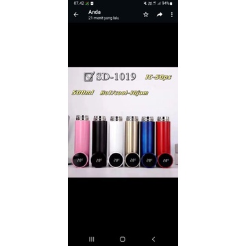 botol tumbler LED