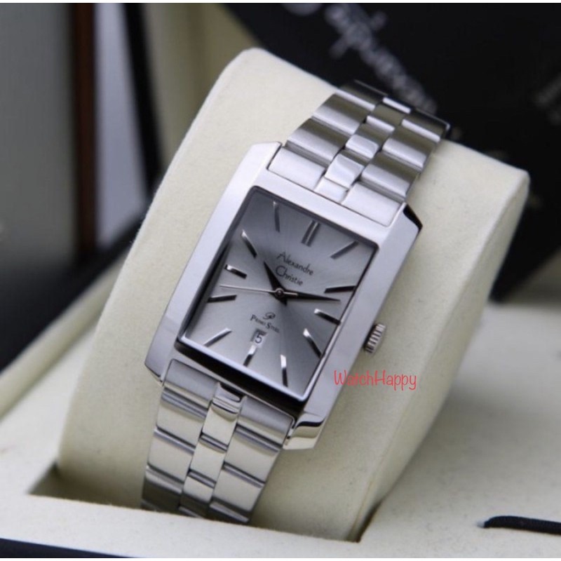 WatchHappy Alexandre Chritie 1022 AC 1022 MD AC1022 MD 1022MD Silver Grey Unisex Stainless Original