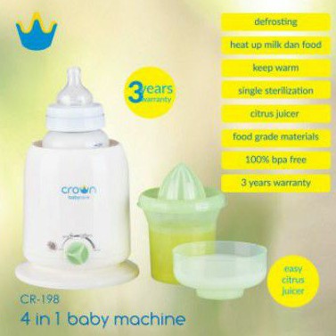 Crown 4 in 1 Food &amp; Bottle Warmer, Steril, Juicer