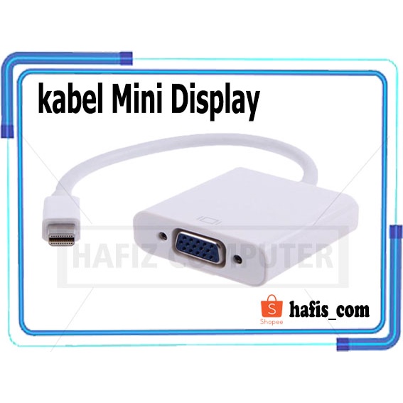 kabel mini dp to vga - thunderbolt to vga - converter mini displayport