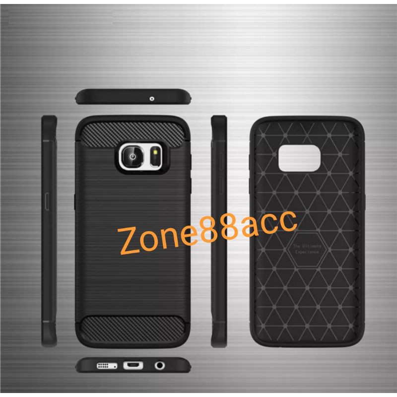 Silicon Case SAMSUNG S6 S7 S6 EDGE S7 EDGE Softcase iPAKY Carbon Casing Cover TPU