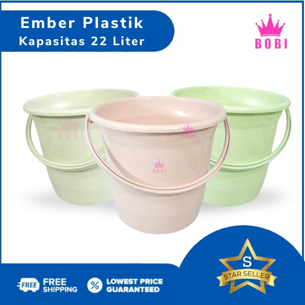 Ember Plastik Berkualitas 22Liter - Bucket Plastic Premium - Ember Kode 801