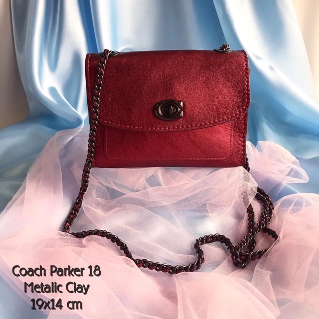

Coach Parker Metallic Clay size 18 ORIGINAL