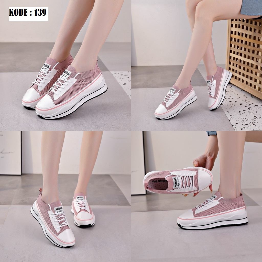 Zealo.Shoes 139 Sepatu Sneakers Wanita Sport Shoes Sepatu Import Fashion Sepatu Trendy