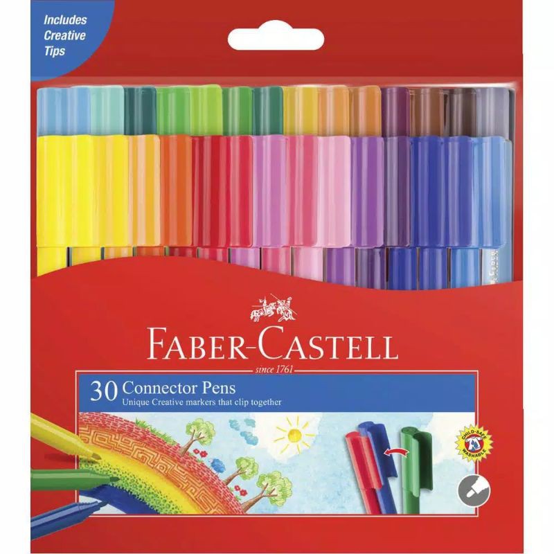 

Connector Pen 30 Warna Faber Castell Spidol Warna