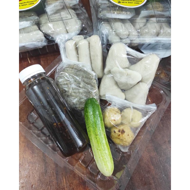 

Pempek palembang paket 100k - asli ikan tengiri - frozen food