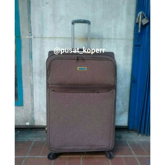 PALING BESAR Koper President Original bahan Kanvas Tsa Lock Expandable anti theft size 32 inch