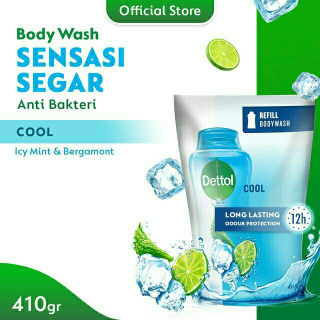 Dettol Body Wash Pouch Cool - 410ml