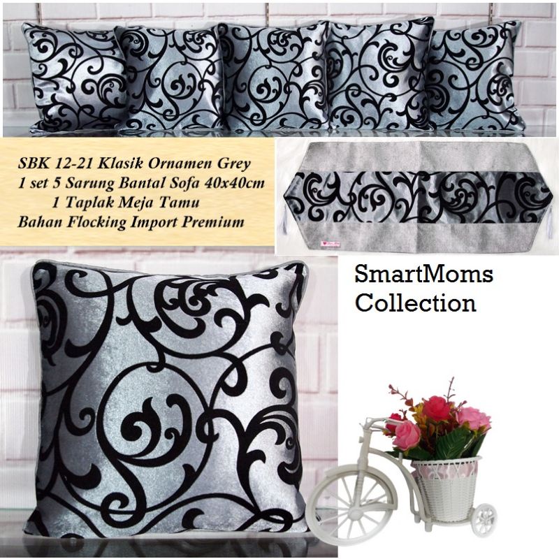 SARUNG BANTAL KURSI TAMU MEWAH MINIMALIS MODERN / SBK SOFA SET PREMIUM ZEBRA HITAM PUTIH