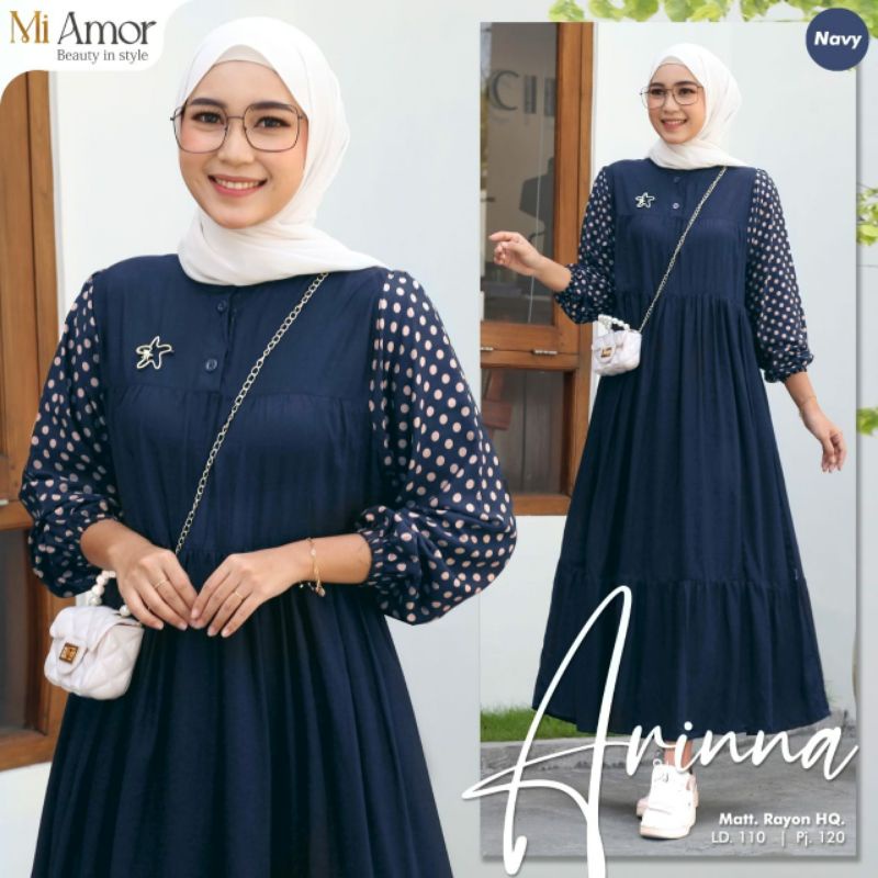 ARINNA MAXY DRESS MATT RAYON HQ ORI MI AMOR