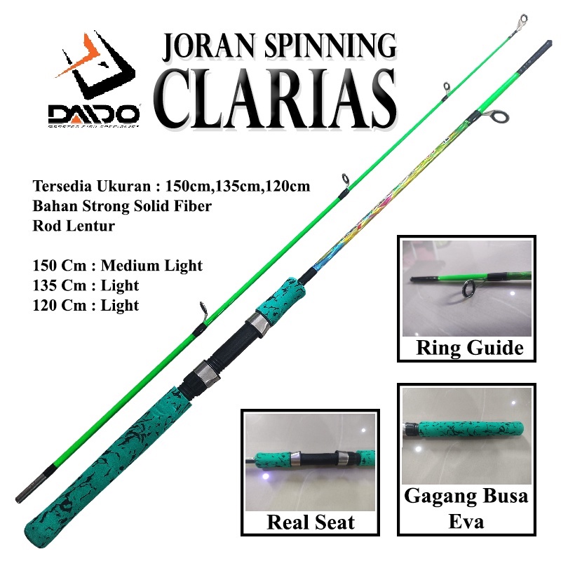 Joran FIber Solid DAIDO CLARIAS 120 - 135 - 150