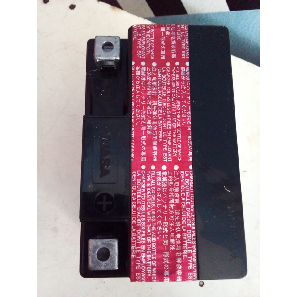 Aki kering motor beat scoopy vario110 mio J YUASA YTZ5S 100℅ asli original