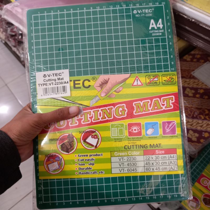 

cutting mat A4 alas potong kertas clay dan kerajinan tangan