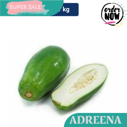 

Pepaya Sayur 1 kg Adreena Freshbox