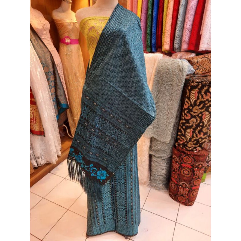 songket mesin motif tumtuman 09