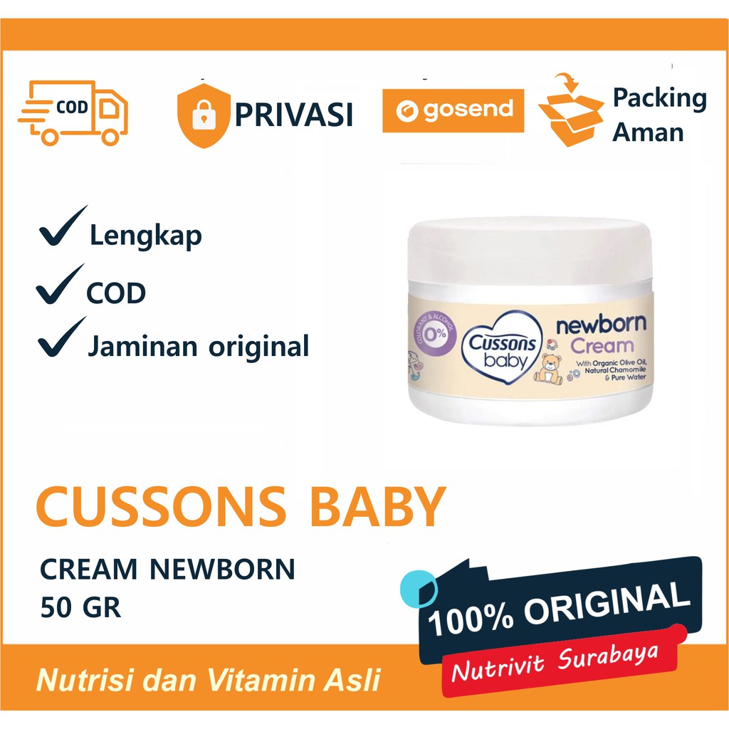 Cussons Baby Newborn Cream 50gr